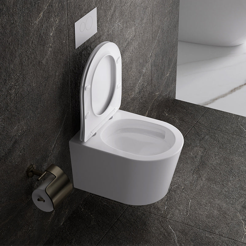 MISKA WC WISZĄCA TORNADO ELITE-WH-03 BIAŁA DESKA WOLNOOPADAJĄCA DUROPLAST ELITE-WH-03