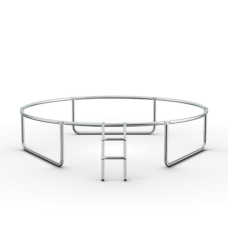 TRAMPOLINA OGRODOWA DLA DZIECI ZUMA 8FT CZARNO/NIEBIESKA 244 CM 8FT-ZUMA-244