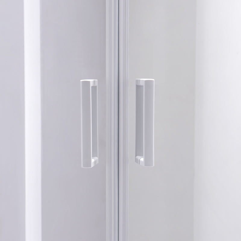 KABINA PRYSZNICOWA PÓŁOKRĄGŁA KZ94B BIAŁA 90x90 CM KZ94B-WH-90