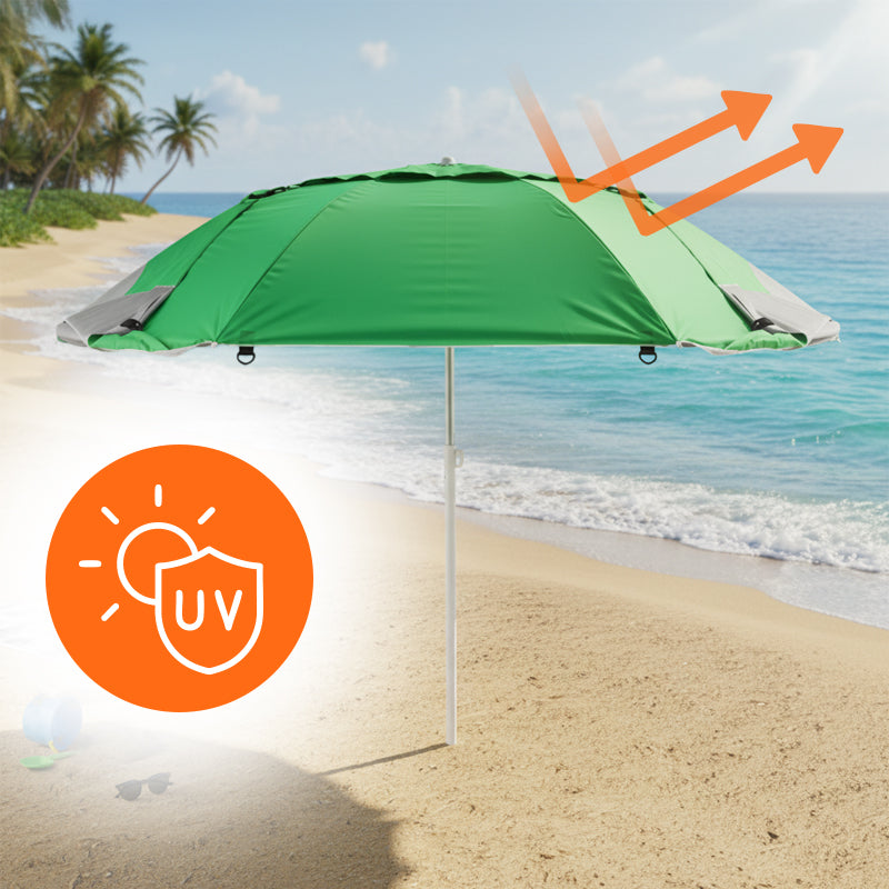 PARASOL PLAŻOWY OGRODOWY BALKONOWY TRITON 1B ZIELONY 180 CM TRITON-1B-GREEN