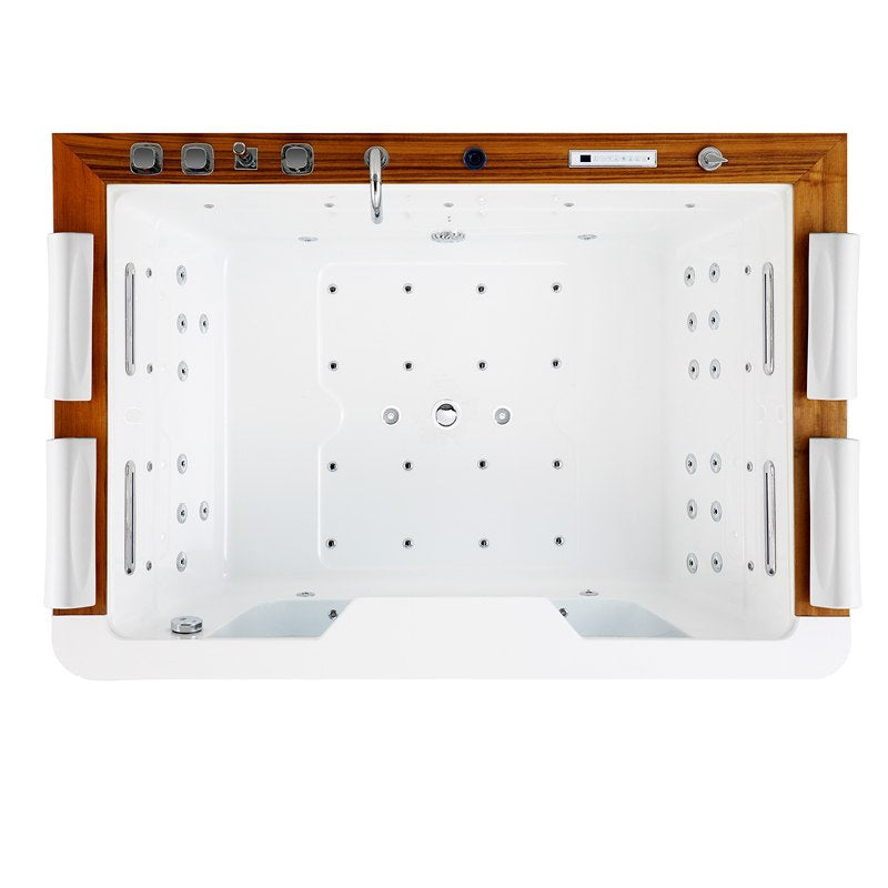 WANNA Z HYDROMASAŻEM ZEFIR 934 BIAŁA 192x131 CM ZEFIR-934-192X131