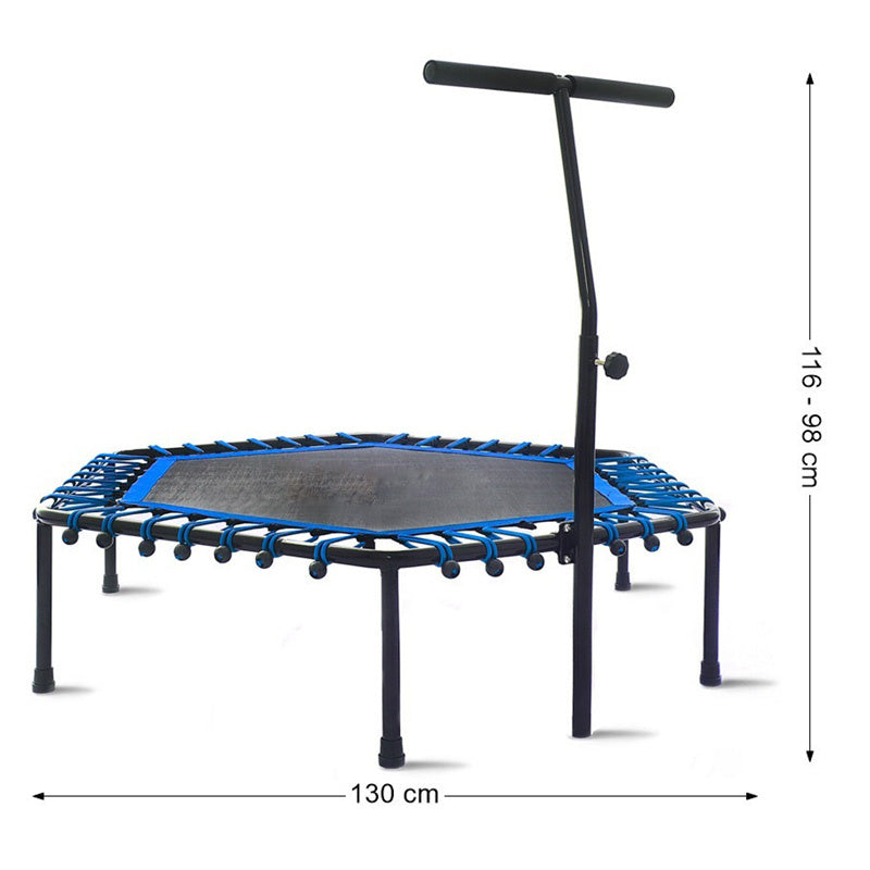 TRAMPOLINA FITNESS NIEBIESKA 130 CM TRAMP-FITNESS-130