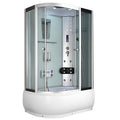 KABINA PRYSZNICOWA Z HYDROMASAŻEM I SAUNĄ WSH7106RWS PRAWA BIAŁA 120x80 CM WSH7106RWS-120X80
