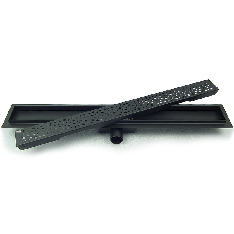 ODPŁYW LINIOWY DL01 WAVE G5 CZARNY 80 CM DL01-WAVE-G5-BL80