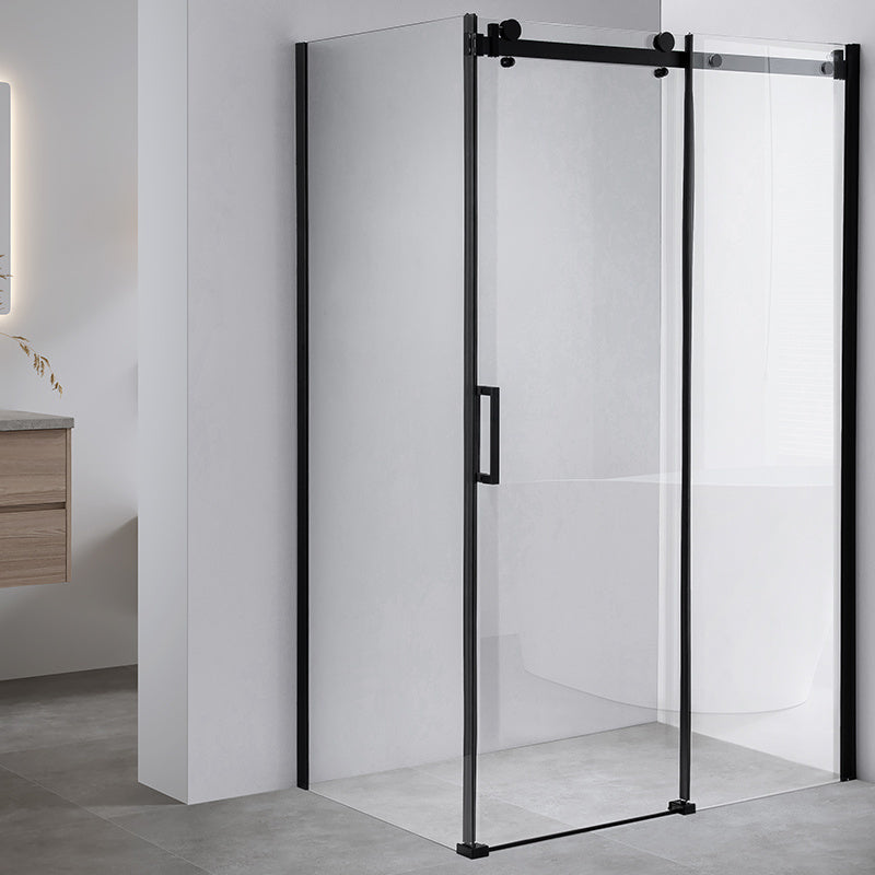 KABINA PRYSZNICOWA PROSTOKĄTNA BS15B CZARNA 110x80 CM BS15B-110X80