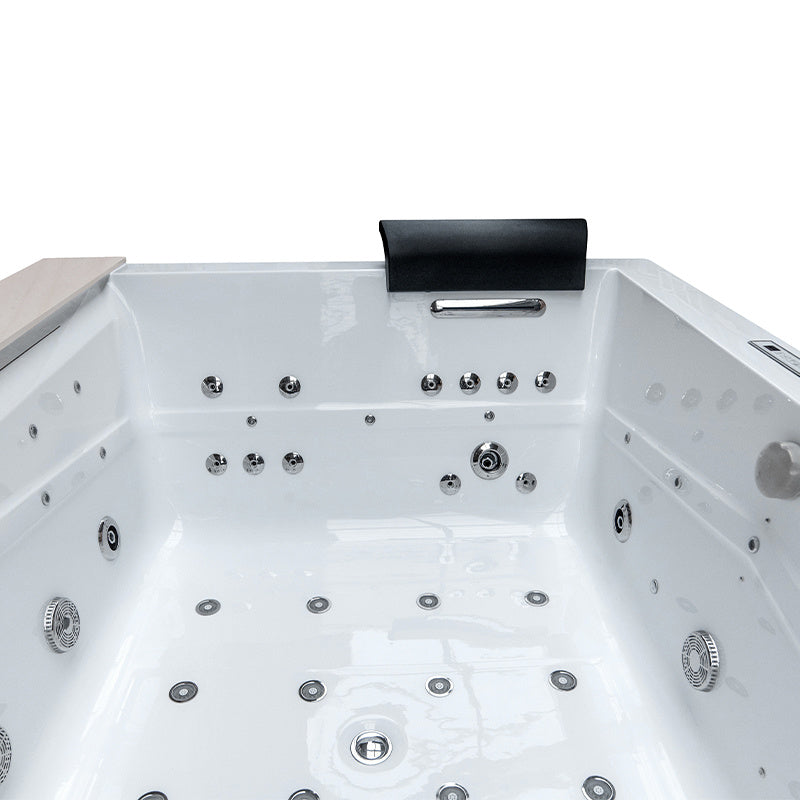 WANNA Z HYDROMASAŻEM KALAMBO 914 Z OBUDOWĄ BIAŁA 190x150 CM KALAMBO-914-WH+OBUD