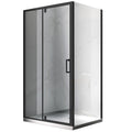 KABINA PRYSZNICOWA PROSTOKĄTNA KZ07D-BL-120X100 CZARNA 120x100 CM KZ07D-BL-120X100
