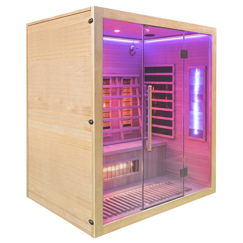 SAUNA SUCHA INFRARED NISKOTEMPERATUROWA ALTA5 3-4 OSOBOWA 175x120 CM ALTA5