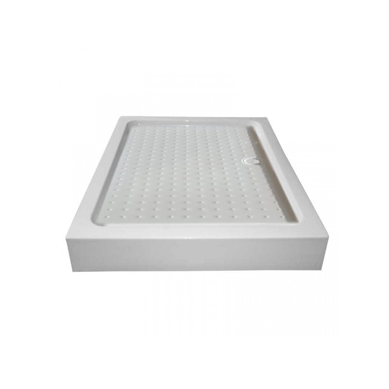 KABINA PRYSZNICOWA PROSTOKĄTNA Z BRODZIKIEM KZ103C/SXL03E CHROM/BIAŁY 120x80 CM