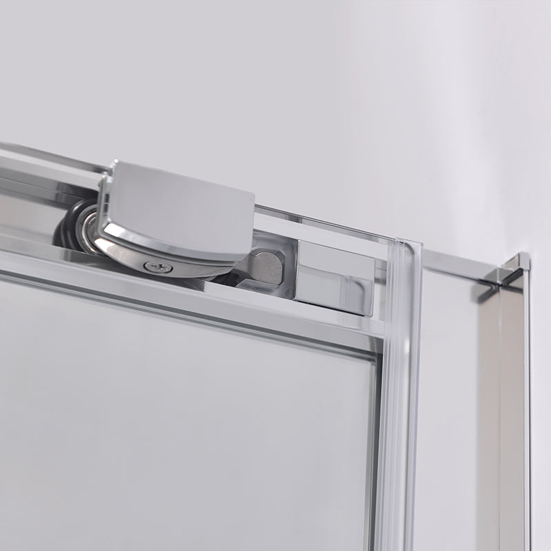 KABINA PRYSZNICOWA KWADRATOWA SUPER SLIM NOVA CHROM 80x80 CM 6 MM NOVA-CH-80X80