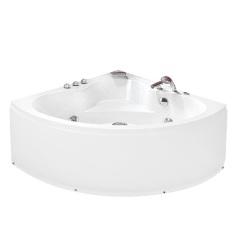 WANNA Z HYDROMASAŻEM CORO 636 BIAŁA 135x135 CM CORO-636-135