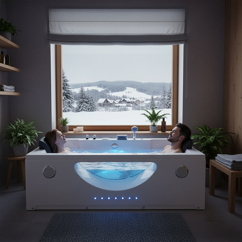 WANNA Z HYDROMASAŻEM LEVANTE 659 BIAŁA 180x90 CM LEVANTE-659-180X90