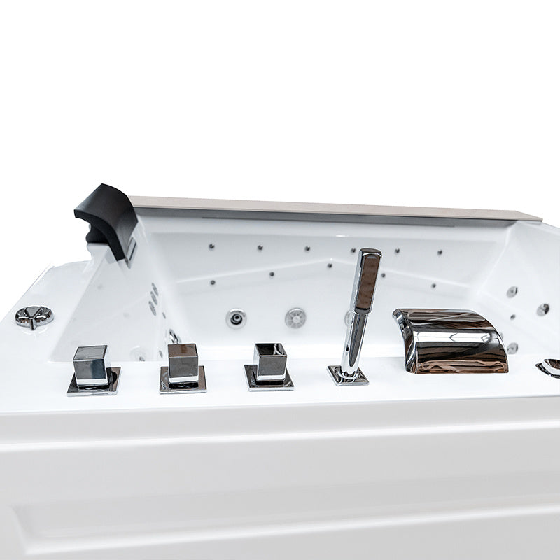 WANNA Z HYDROMASAŻEM KALAMBO 914 Z OBUDOWĄ BIAŁA 190x150 CM KALAMBO-914-WH+OBUD