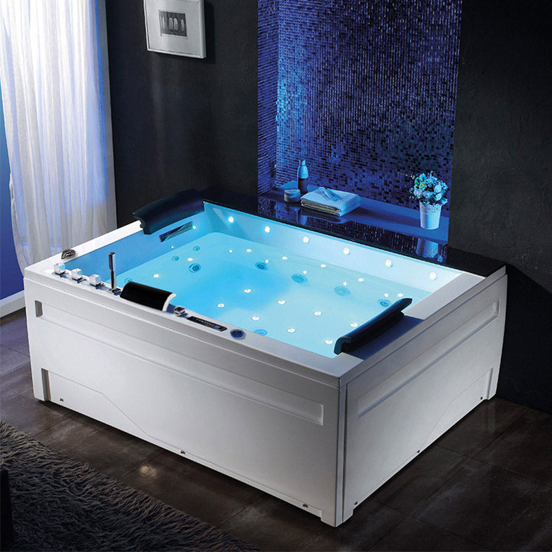 WANNA Z HYDROMASAŻEM KALAMBO 914 Z OBUDOWĄ CZARNA 190x150 CM KALAMBO-914-BL+OBUD