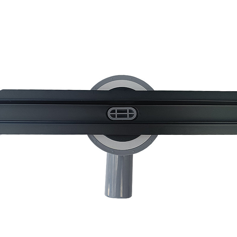 ODPŁYW LINIOWY DL03 360 OBROTOWY SLIM 90 CM CZARNY SYFON DL03-SLIM-BL90