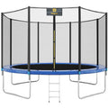 TRAMPOLINA OGRODOWA DLA DZIECI CHASE 12FT CZARNO/NIEBIESKA 366 CM 12FT-CHASE-366