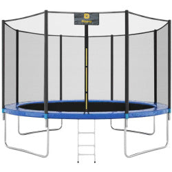 TRAMPOLINA OGRODOWA DLA DZIECI CHASE 12FT CZARNO/NIEBIESKA 366 CM 12FT-CHASE-366