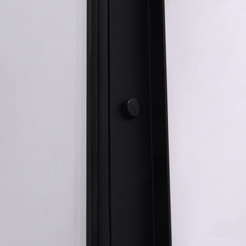 KABINA PRYSZNICOWA PROSTOKĄTNA SUPER SLIM NOVA CZARNA 100x90 CM 6 MM NOVA-BL-100X90