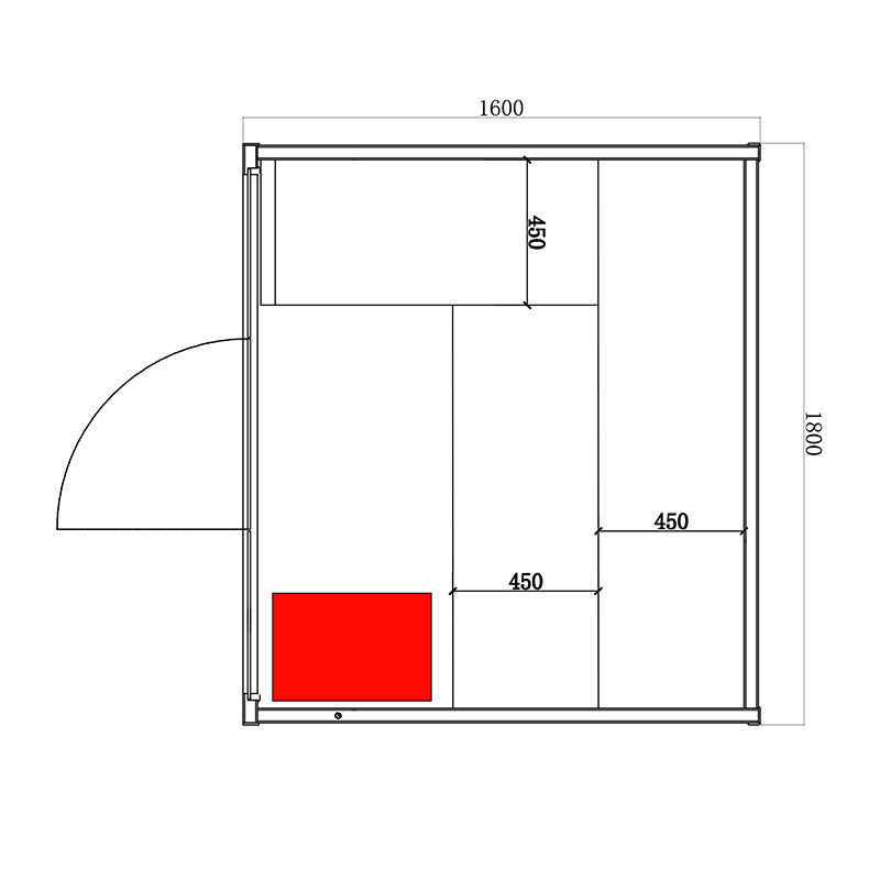 SAUNA FIŃSKA WYSOKOTEMPERATUROWA Z PIECEM KEMI5/HARVIA 4-5 OSOBOWA 180x160 KEMI5