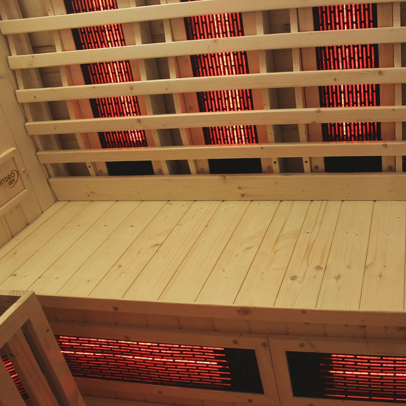 SAUNA OGRODOWA FIŃSKA / INFRARED BECZKA HAMAR 4-6 OSOBOWA 180x200 CM HAMAR