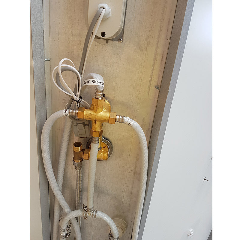 KABINA PRYSZNICOWA Z HYDROMASAŻEM WSH7120W BIAŁA 90x90 CM WSH7120W-90