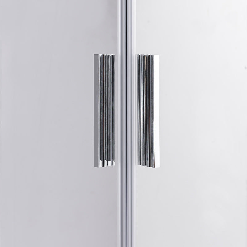 KABINA PRYSZNICOWA KWADRATOWA SUPER SLIM NOVA CHROM 80x80 CM 6 MM NOVA-CH-80X80