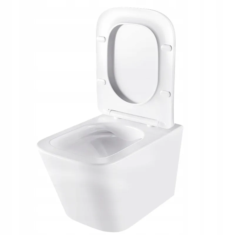 ZESTAW PODTYNKOWY WC STELAŻ GEBERIT DUOFIX MISKA AQUA-WH-03 PRZYCISK CZARNY ZES-AQUA-7