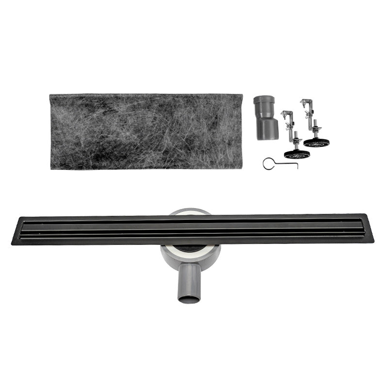 ODPŁYW LINIOWY OBROTOWY SLIM DL03 CZARNY 100 CM DL03-SLIM-BL100
