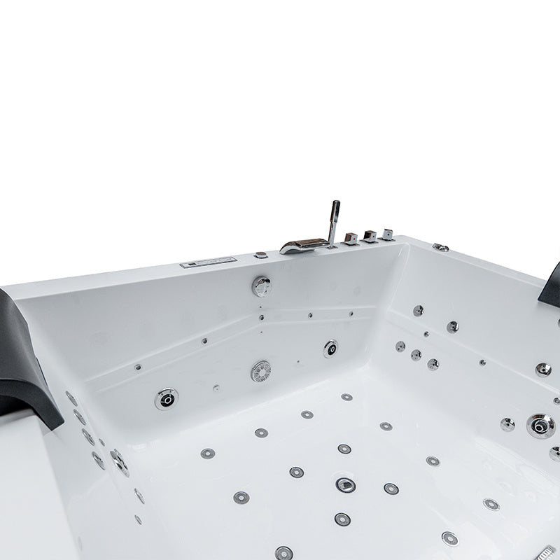 WANNA Z HYDROMASAŻEM KALAMBO 914 Z OBUDOWĄ BIAŁA 190x150 CM KALAMBO-914-WH+OBUD
