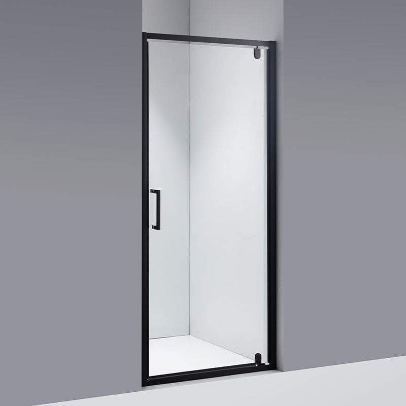 DRZWI PRYSZNICOWE ZOE CZARNE 80 CM 6 MM ZOE-BL-80