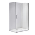 KABINA PRYSZNICOWA PROSTOKĄTNA SUPER SLIM NOVA CHROM 100x80 CM 6 MM NOVA-CH-100X80