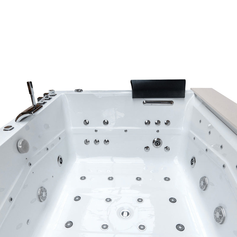 WANNA Z HYDROMASAŻEM KALAMBO 914 Z OBUDOWĄ BIAŁA 190x150 CM KALAMBO-914-WH+OBUD