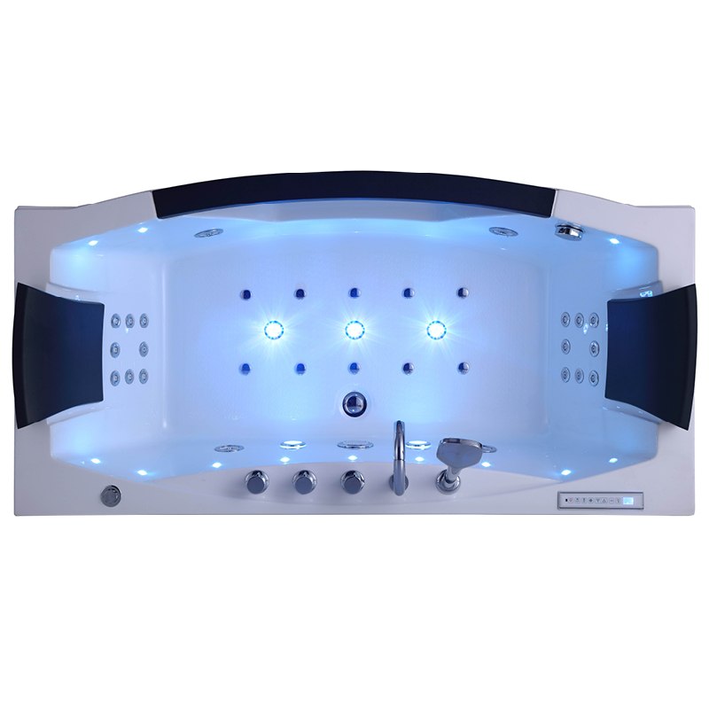 WANNA Z HYDROMASAŻEM URAN 931 BIAŁA 170x76 CM URAN-931-170