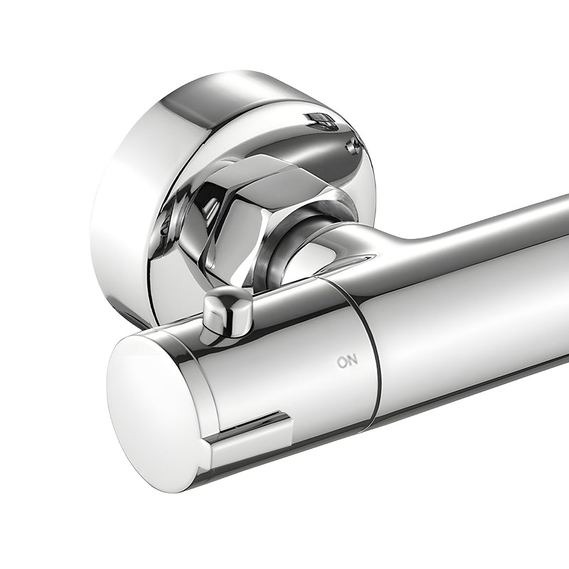 BATERIA PRYSZNICOWA Z TERMOSTATEM ŁAZIENKOWA ŚCIENNA T203A CHROM T203A