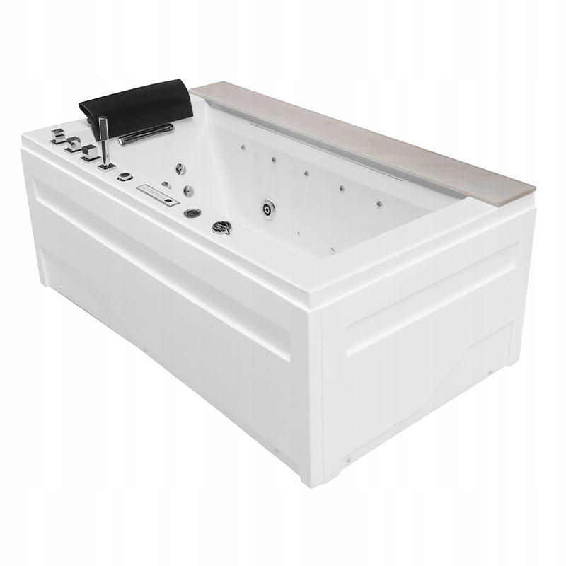 WANNA Z HYDROMASAŻEM LOBOS 915 Z OBUDOWĄ BIAŁA 170x100 CM LOBOS-915-WH-OBUD