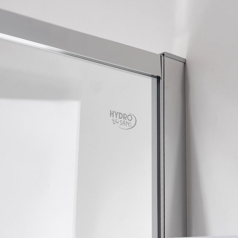 KABINA PRYSZNICOWA PROSTOKĄTNA SUPER SLIM NOVA CHROM 90x80 CM 6 MM NOVA-CH-90X80
