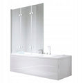 PARAWAN NAWANNOWY KPE-1203 CHROM 120x140 CM 6 MM KPE-1203