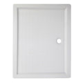 BRODZIK PRYSZNICOWY PROSTOKĄTNY WYSOKI SXL03B BIAŁY 90x80 CM SXL03B-WH-90X80