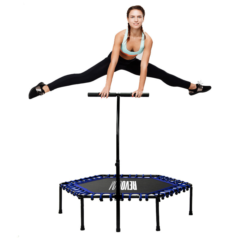 TRAMPOLINA FITNESS NIEBIESKA 130 CM TRAMP-FITNESS-130