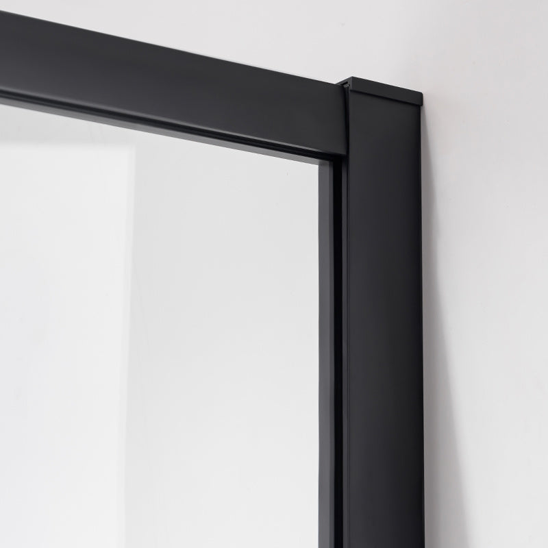 KABINA PRYSZNICOWA KWADRATOWA SUPER SLIM NOVA CZARNA 90x90 CM 6 MM NOVA-BL-90X90