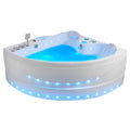 WANNA Z HYDROMASAŻEM ROMA 764 PRAWA BIAŁA 150x150 CM ROMA-764-P-150