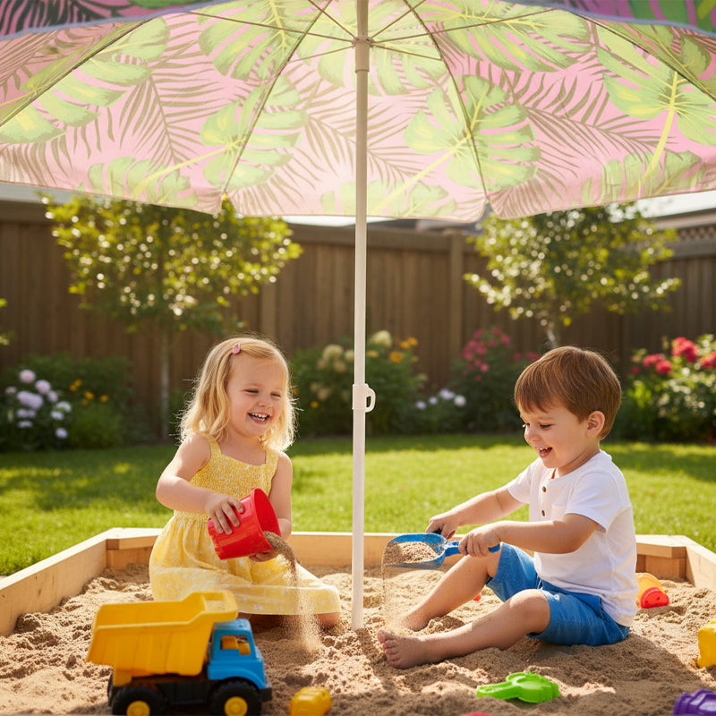 PARASOL PLAŻOWY OGRODOWY BALKONOWY KORAL 1C 180 CM KORAL-1C