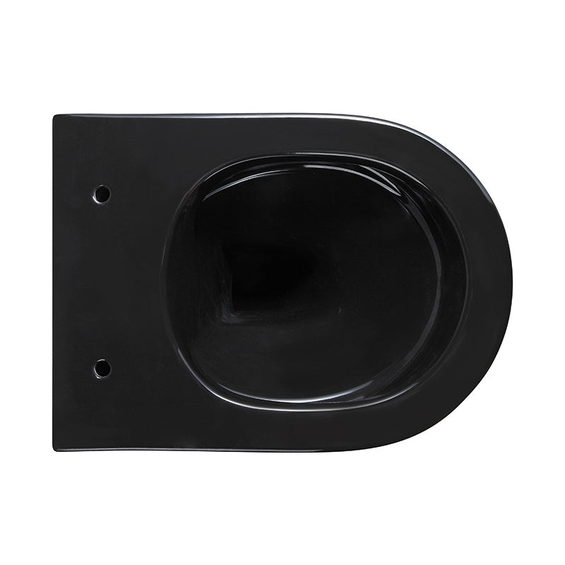 MISKA WC WISZĄCA RIMLESS MIZU-BL-RIM-03 CZARNA DESKA WOLNOOPADAJĄCA DUROPLAST MIZU-BL-RIM-03