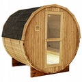 SAUNA OGRODOWA FIŃSKA BECZKA Z PIECEM FORSA-HG 4-6 OSOBOWA 210x180 CM FORSA-HG