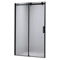 DRZWI PRYSZNICOWE PRZESUWNE DO WNĘKI SH03D CZARNE 115-120 CM 8 MM