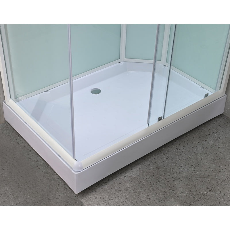 KABINA PRYSZNICOWA PROSTOKĄTNA Z BRODZIKIEM WSH307R PRAWA BIAŁA 120x80 CM WSH307R-120X80