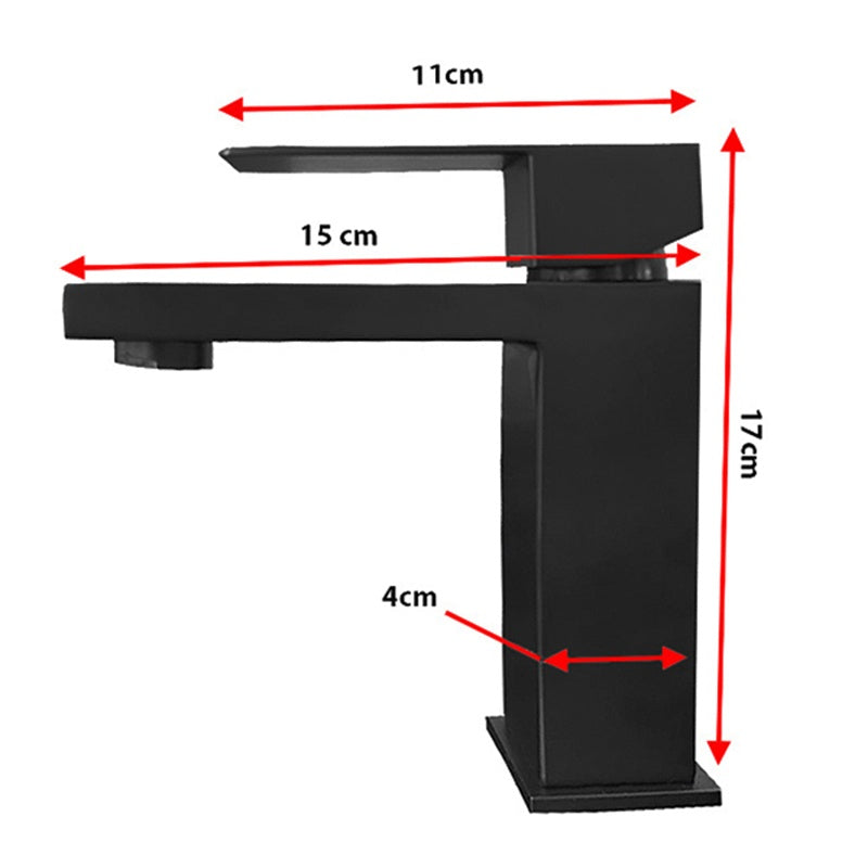BATERIA UMYWALKOWA ŁAZIENKOWA STOJĄCA NABLATOWA F211B-BL CZARNA F211B-BL
