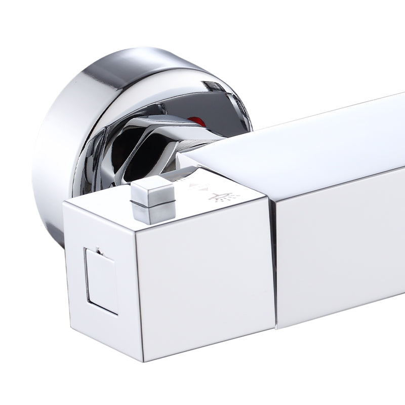 BATERIA PRYSZNICOWA Z TERMOSTATEM ŚCIENNA ŁAZIENKOWA T207A CHROM T207A