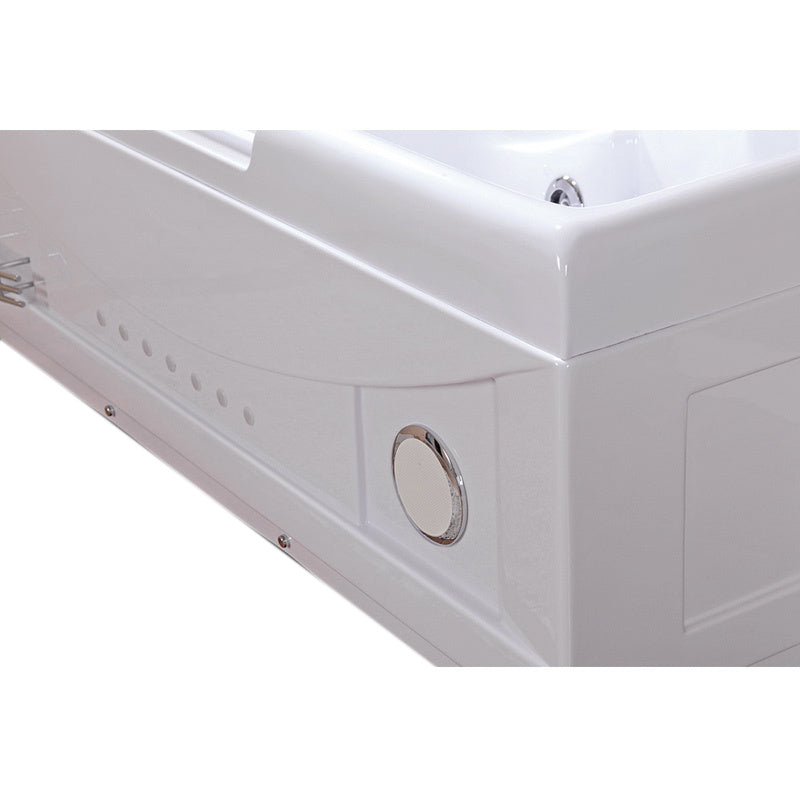 WANNA Z HYDROMASAŻEM Z PODGRZEWACZEM RAMZES 634H BIAŁA 168x85 CM RAMZES-634H-168X85