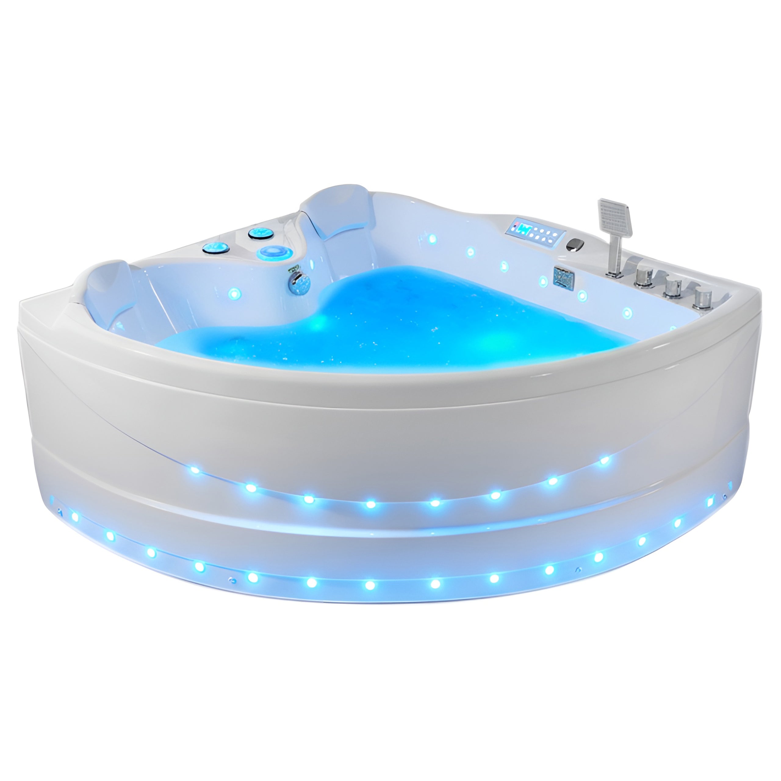 WANNA Z HYDROMASAŻEM ROMA 764 LEWA BIAŁA 150x150 CM ROMA-764-L-150